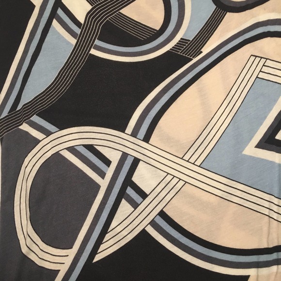 Eugenia Paul Geometric Print Asymmetrical Shirt - Picture 10 of 11